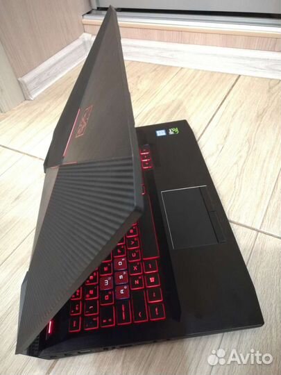 HP omen i5 7300HQ/DDR4-12Gb/HDD1tb/GTX1050