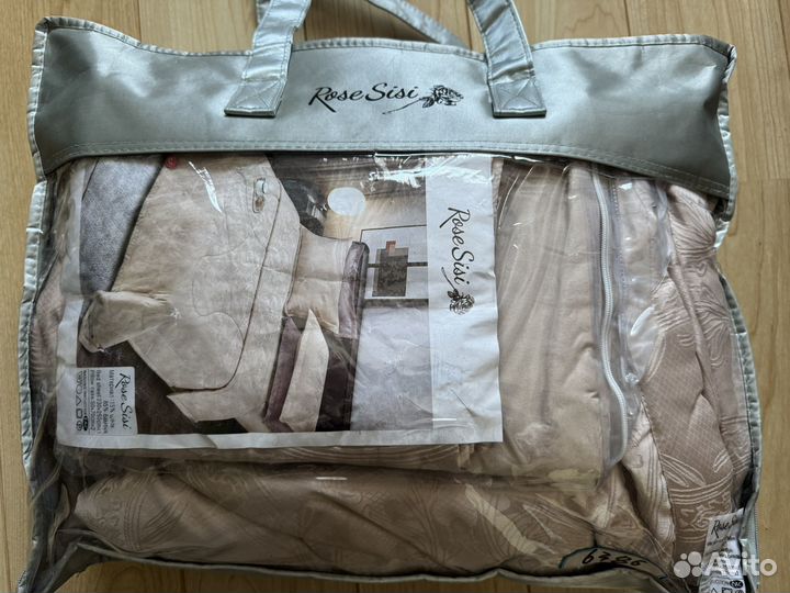 Постельное белье евро с одеялом