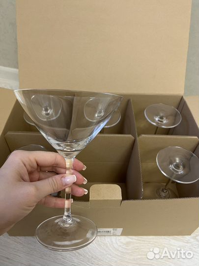Бокалы для мартини bohema 6 штук