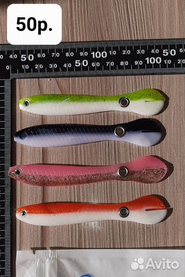Силиконовые приманки на судака, щуку, окуня