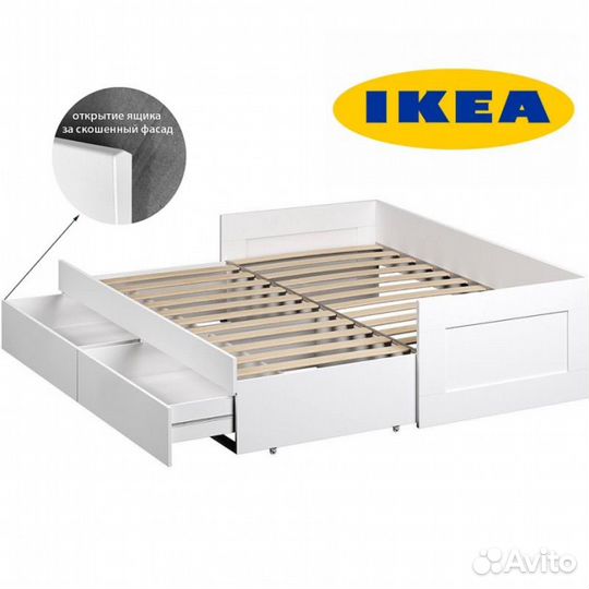 Кровать кушетка IKEA бримнэс