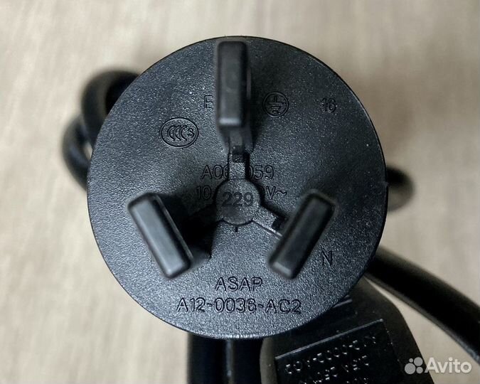 Кабель питания переменного тока asap A12-0036-AC2