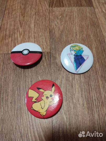 Значки пикачу, цена за всё