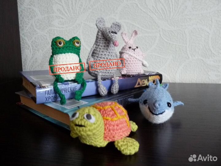 Вязаные игрушки ручной работы