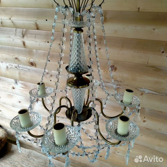 Хрустальная люстра СССР