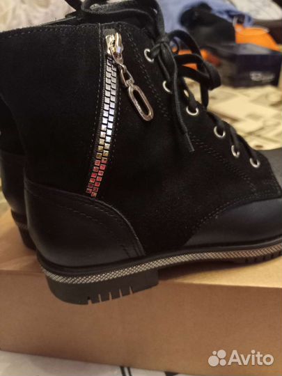 Ботинки натуральная кожа