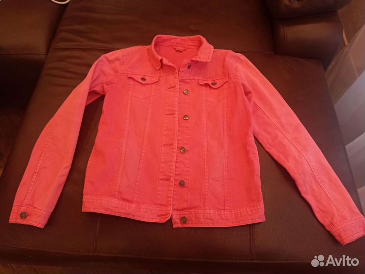 Джинсовая куртка для девочки 158-164 Польша