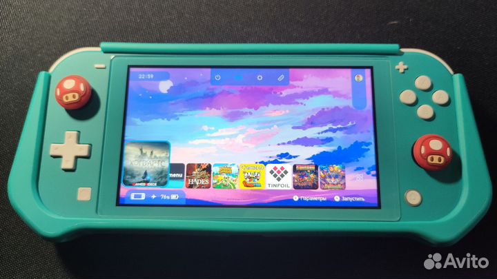 Switch lite прошитая + 256gb