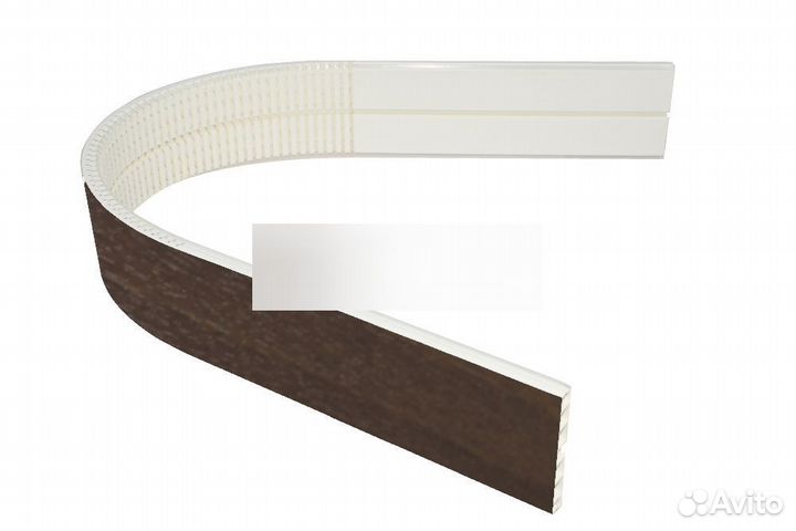 Цоколь пвх арочный универсальный Орех таволато (10