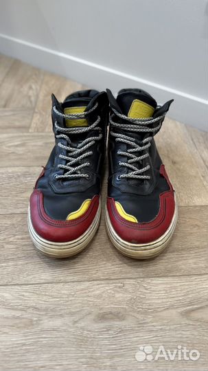 Кеды высокие натуральная кожа 45