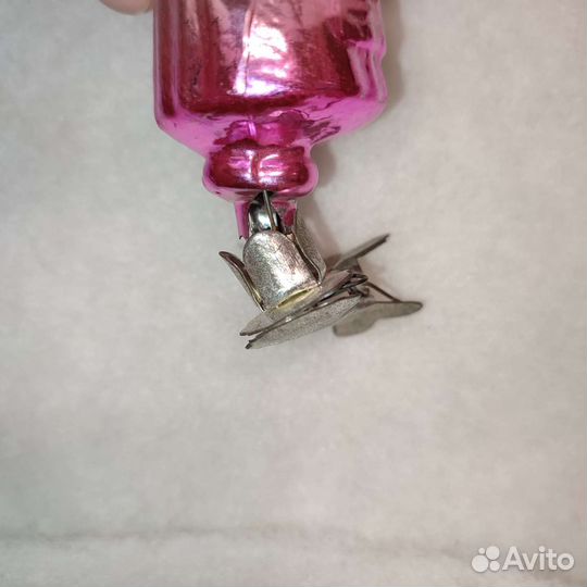 Ёлочная игрушка СССР Красная шапочка