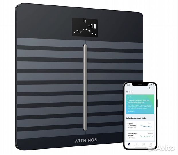 Напольные весы Withings Body Cardio V.2 WBS04b