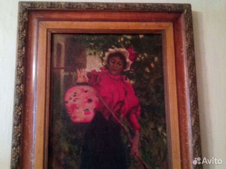 Картина К.Коровина Бумажные фонари