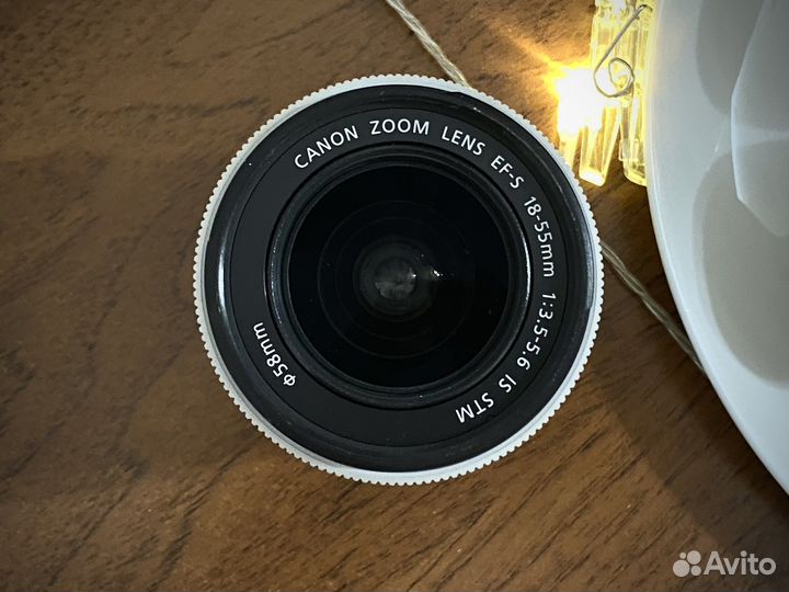 Фотоаппарат Canon 100d (Белый)