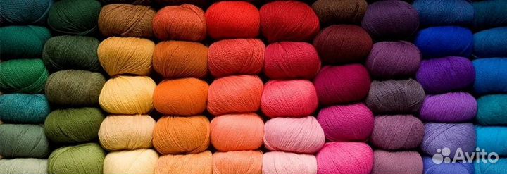 Пряжа 100 оптом различная от 10 шт