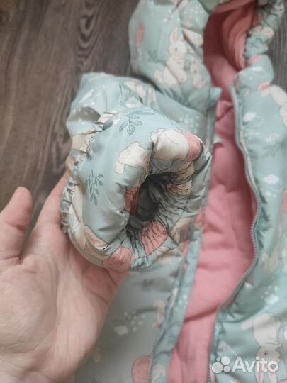 Демисезонный комбинезон для девочки 68 р