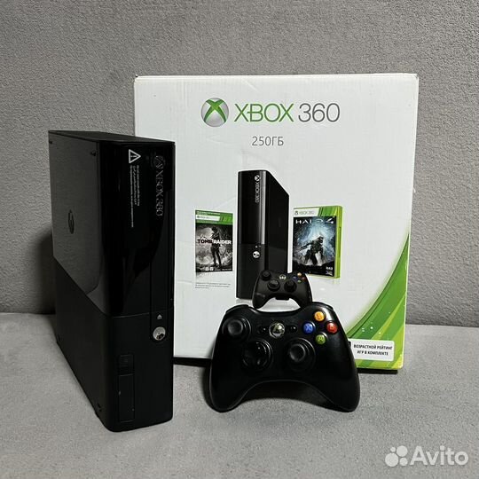 Xbox 360 E 250Gb Freeboot Aurora (Много Игр)