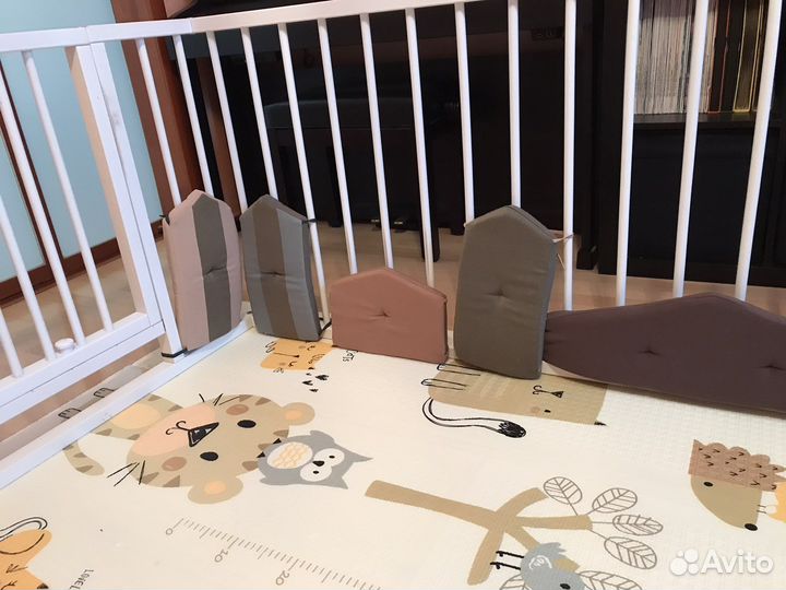 Детский деревянный манеж