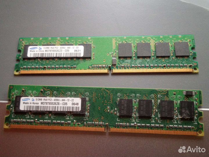 Оперативка DDR 2 512