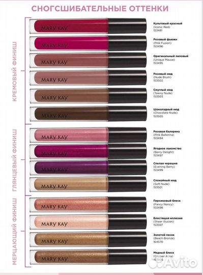 Блеск,помада,тон.основа,карандаш д/глаз мэри кей