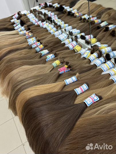 Детские натуральные волосы любой длины