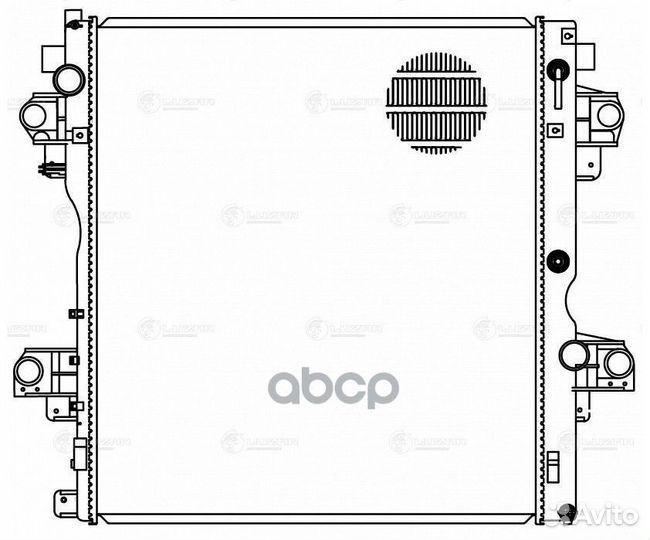 Радиатор охл. для а/м Toyota Land Cruiser Prado