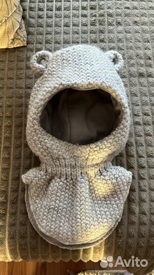 Шапка шлем для девочки