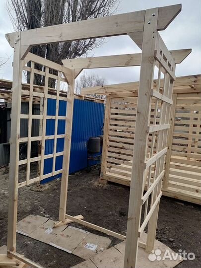 Арка - перголла садовая деревянная