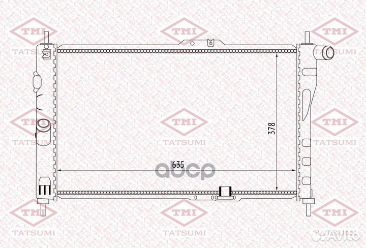 Радиатор охлаждения TGA1013 tatsumi