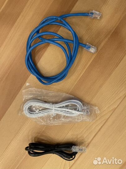 Сетевой и телефонные кабели