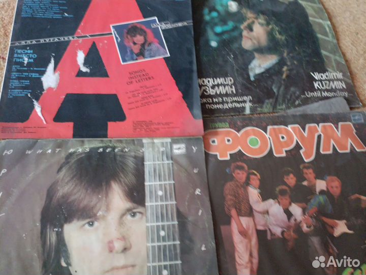 Пластинки виниловые, для граммофона