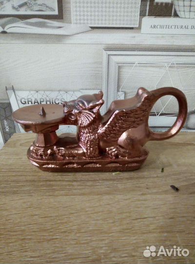 Подсвечник СССР. Гриффон. Силумин