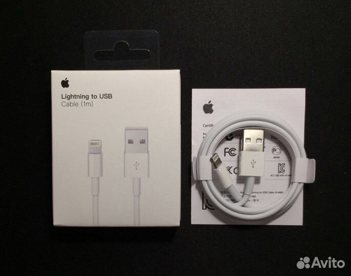 Кабель apple оригинал lightning to usb новый