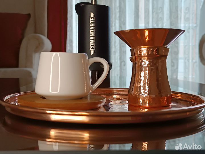 Воронка медь кофе в турке SOY,ZH,STC,Станица