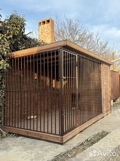 Вольер с зимником для собак