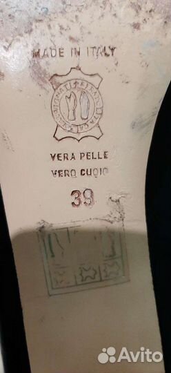 Туфли vera pelle