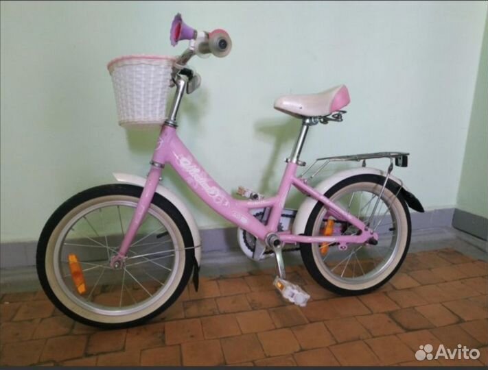 Детский велосипед для девочек Novatrack Butterfly