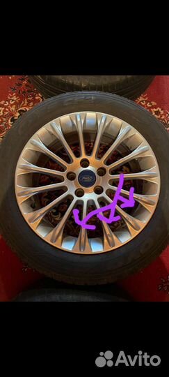 Колеса в сборе r17 ford fokus3