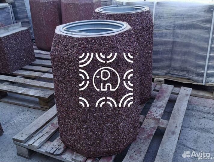 Урна из бетона Восьмигранная у производителя