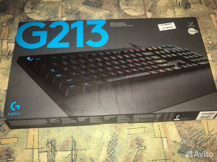 Игровая клавиатура logitech g213 prodigy