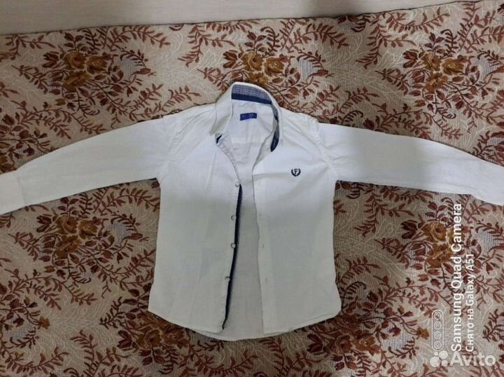 Рубашка школьная р.122