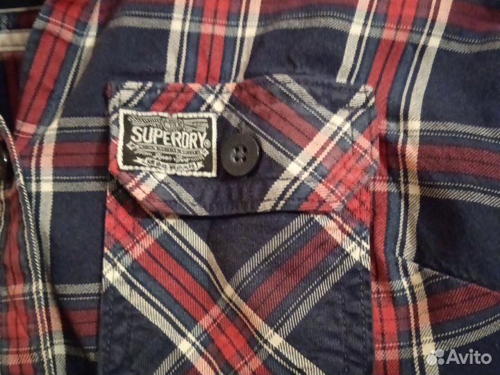 Рубашка superdry denim goods