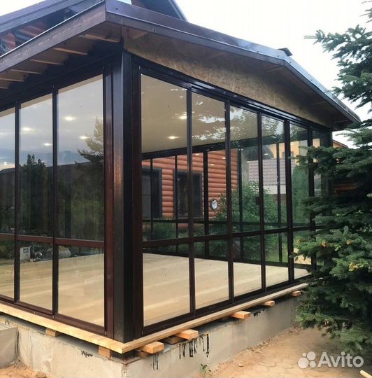 Раздвижные окна двери для беседок, террас, веранд