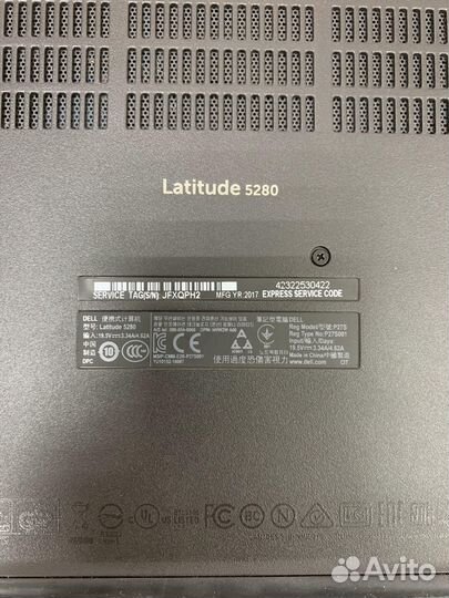 Ноутбук Dell 5280 i5-7gen / озу 8Gb / SSD