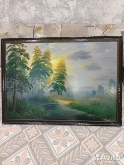 Картина маслом на холсте пейзаж