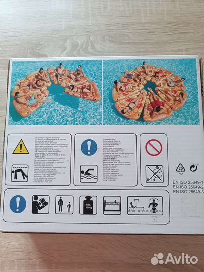 Надувной матрас пицца