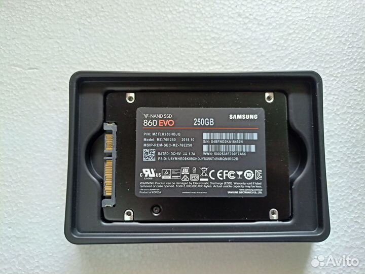 SSD V-nand диск 250GB Samsung 860EVO
