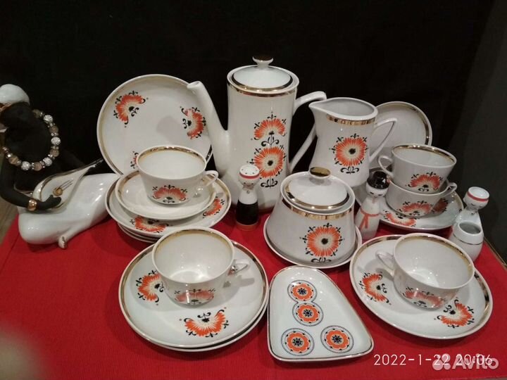 Сервиз Латвия Рига, Чехословакия (счк);