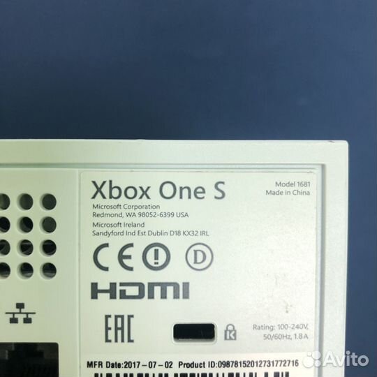 Xbox One S 500Gb Model 1681