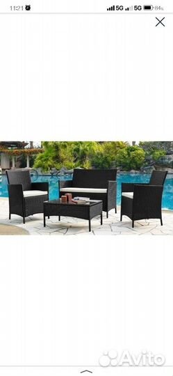 Садовая мебель из искусственного